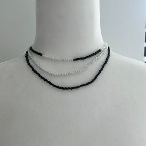 Three chokers can be worn separately